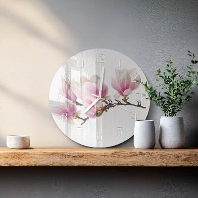 Horloge ronde Magnolia