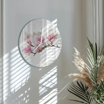 Horloge ronde Magnolia