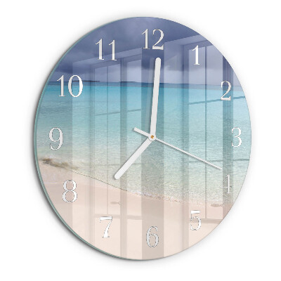 Horloge ronde Plage