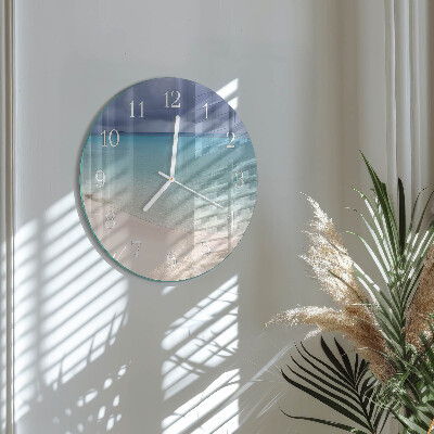 Horloge ronde Plage