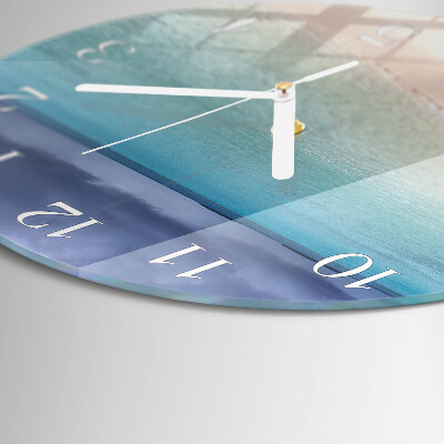 Horloge ronde Plage