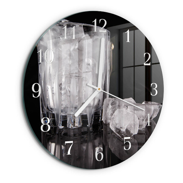 Horloge ronde Glace