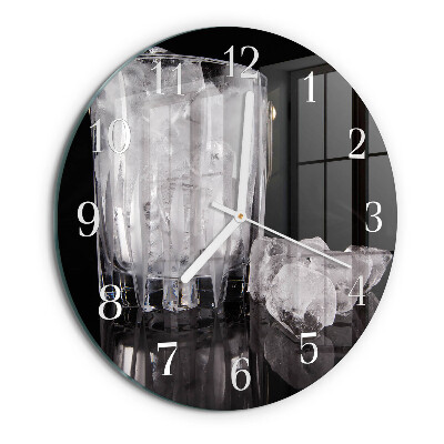 Horloge ronde Glace