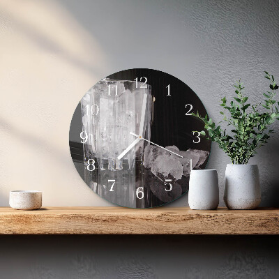 Horloge ronde Glace