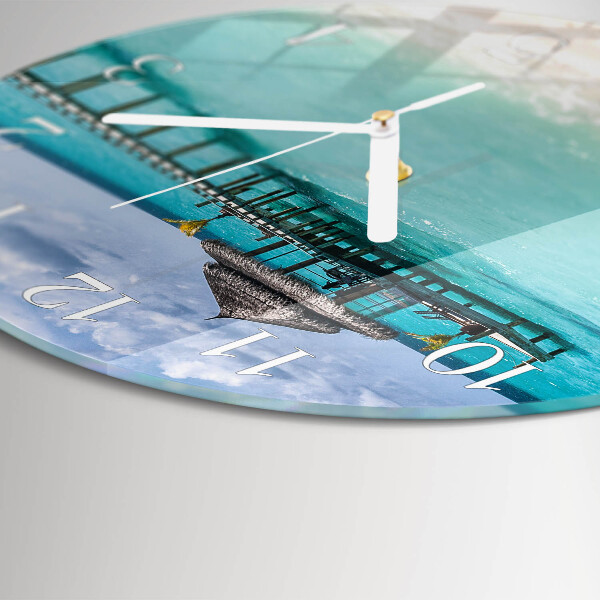 Horloge ronde Plage