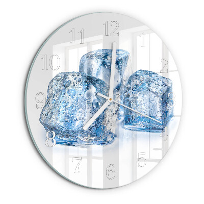 Horloge ronde Glace
