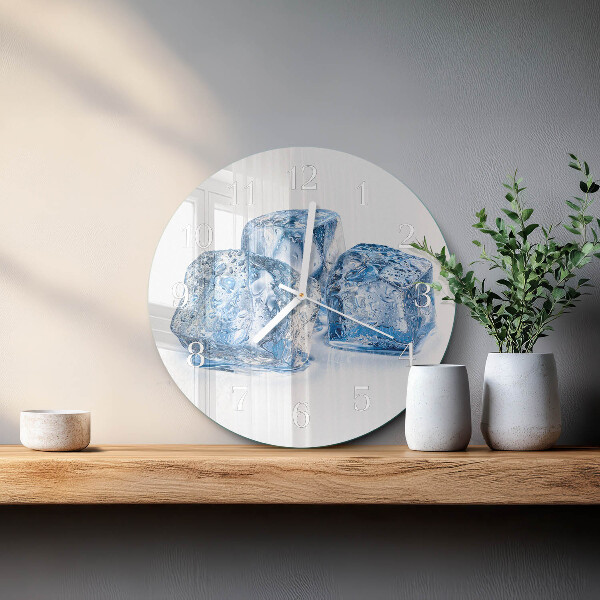 Horloge ronde Glace