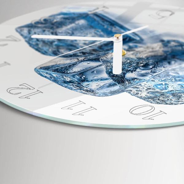 Horloge ronde Glace