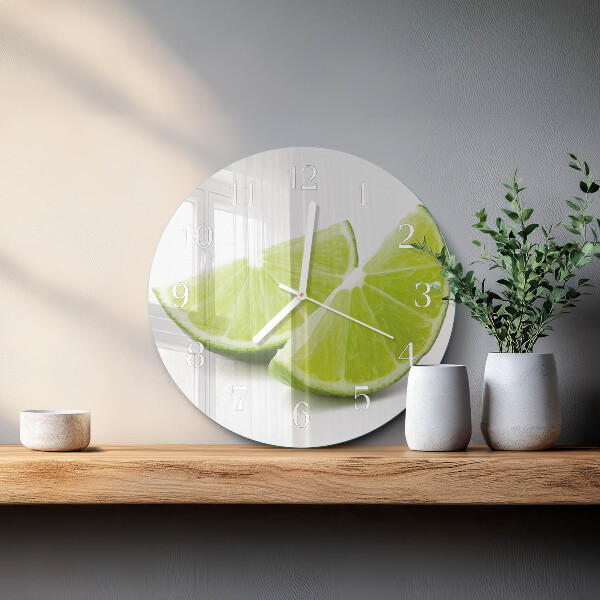 Horloge ronde Carbonate de calcium