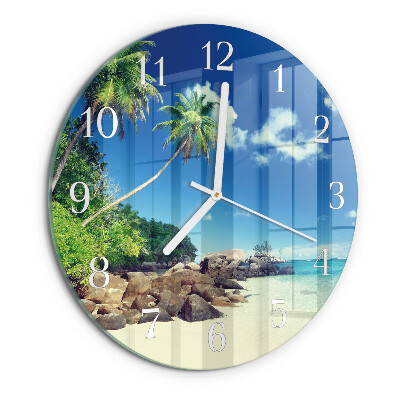Horloge ronde Palm Beach