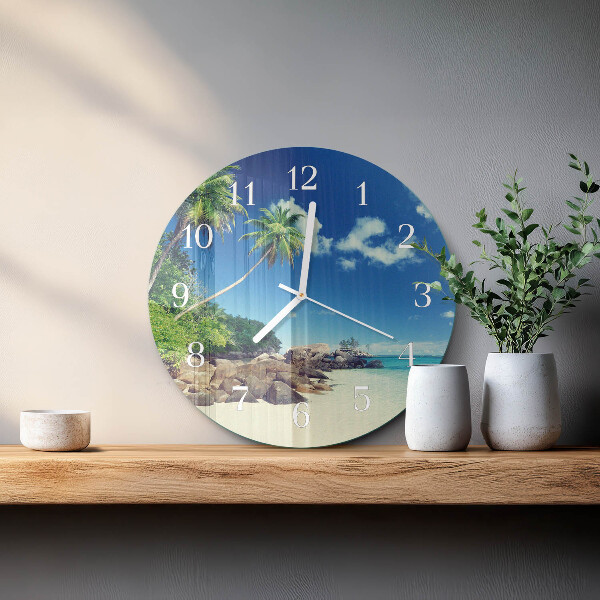 Horloge ronde Palm Beach