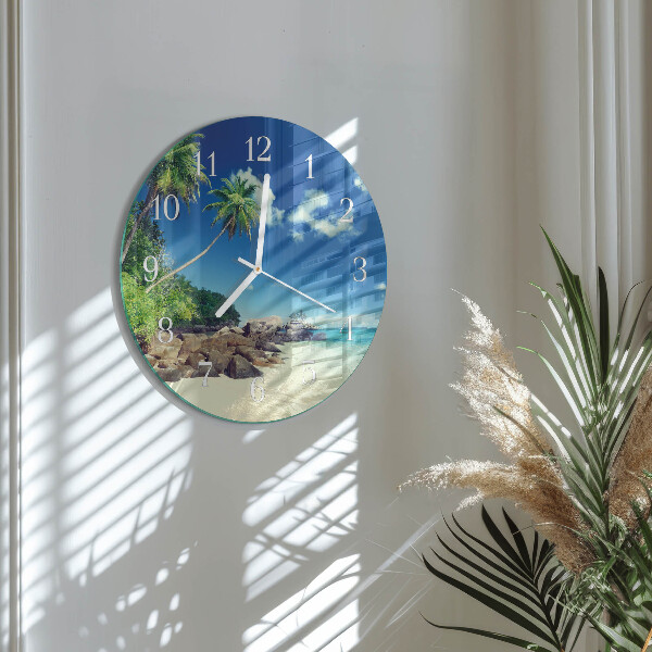 Horloge ronde Palm Beach