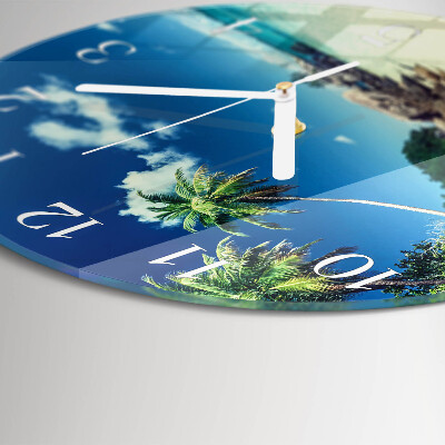 Horloge ronde Palm Beach