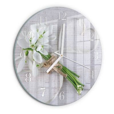 Horloge ronde Bouquet de fleurs