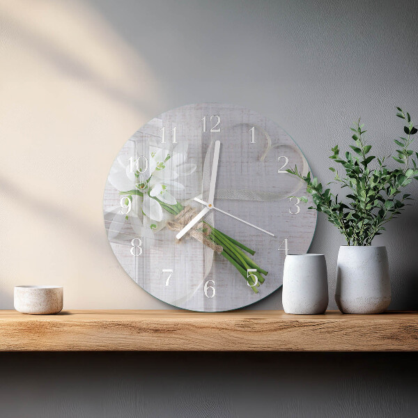 Horloge ronde Bouquet de fleurs