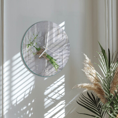 Horloge ronde Bouquet de fleurs