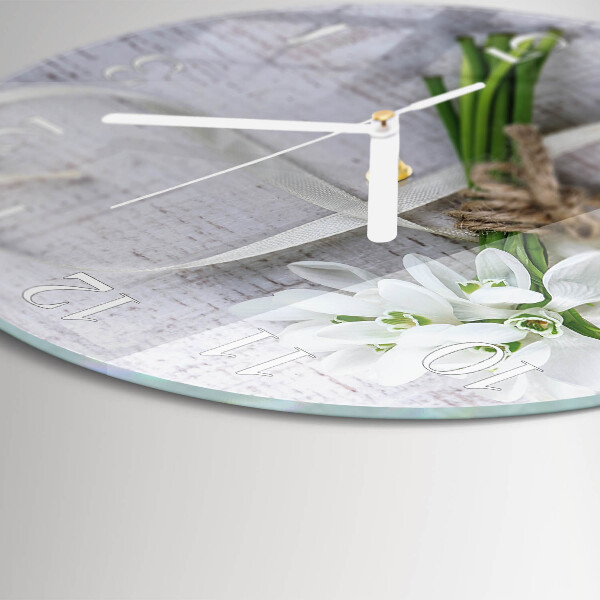 Horloge ronde Bouquet de fleurs