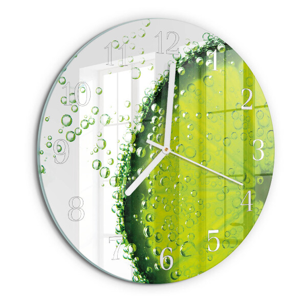 Horloge ronde Carbonate de calcium