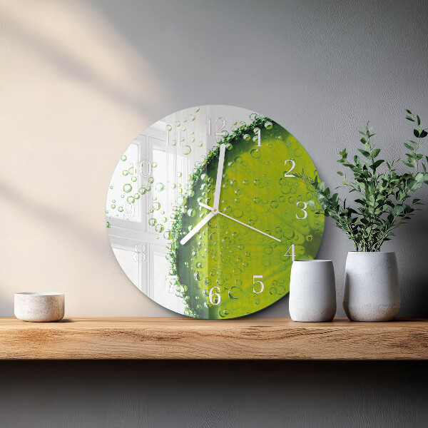 Horloge ronde Carbonate de calcium