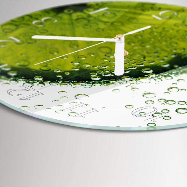 Horloge ronde Carbonate de calcium