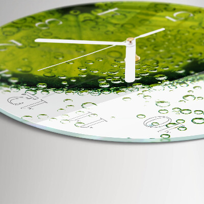 Horloge ronde Carbonate de calcium