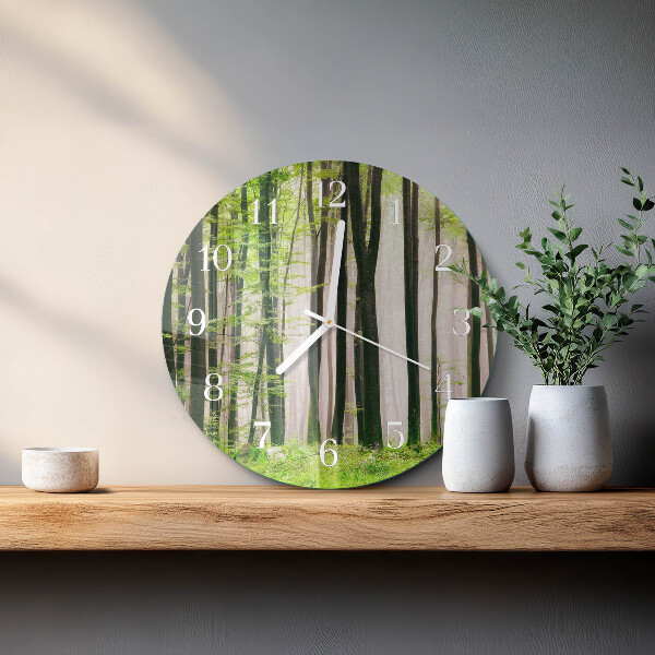 Horloge ronde Forêt