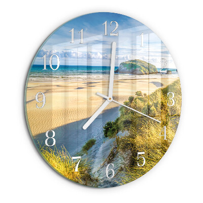Horloge ronde Plage