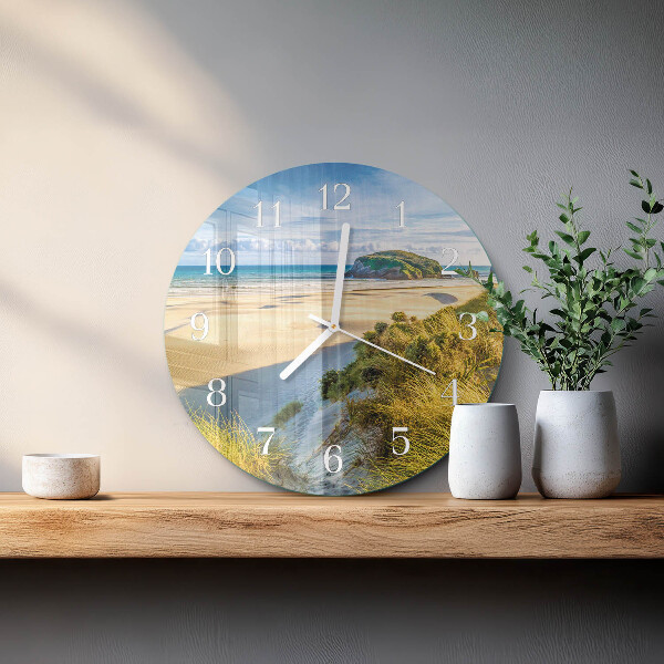 Horloge ronde Plage