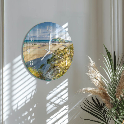Horloge ronde Plage
