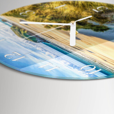 Horloge ronde Plage