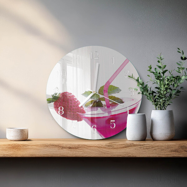 Horloge ronde Cocktail