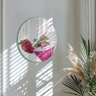 Horloge ronde Cocktail