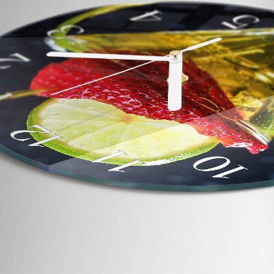 Horloge ronde Cocktail