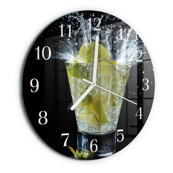 Horloge ronde Cocktail