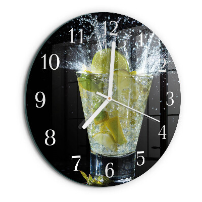 Horloge ronde Cocktail