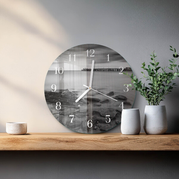 Horloge ronde Bord de la rivière
