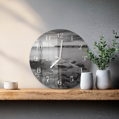 Horloge ronde Bord de la rivière