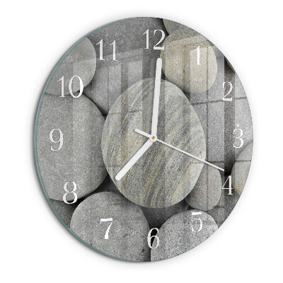 Horloge ronde Pierres