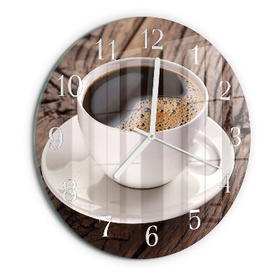 Horloge ronde Café