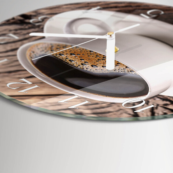 Horloge ronde Café