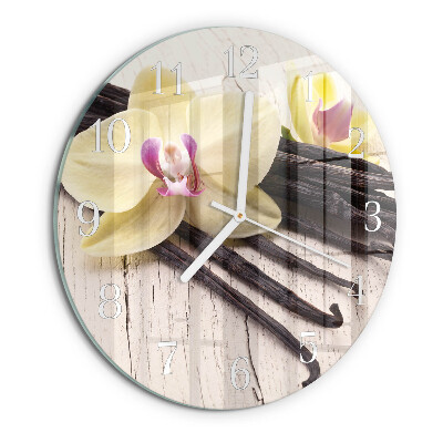 Horloge ronde Vanille