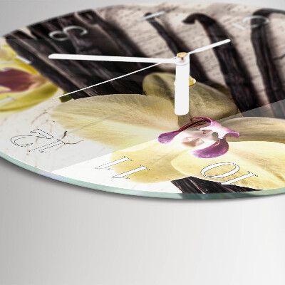 Horloge ronde Vanille