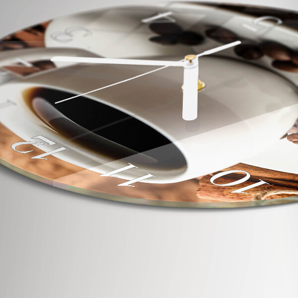 Horloge ronde Café