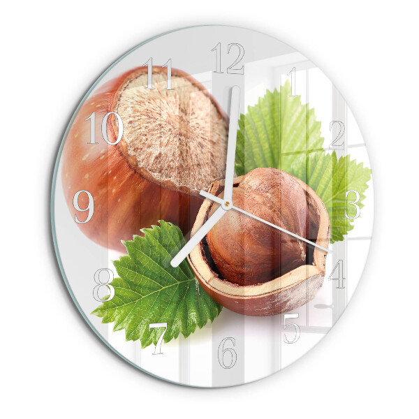 Horloge ronde Noisettes