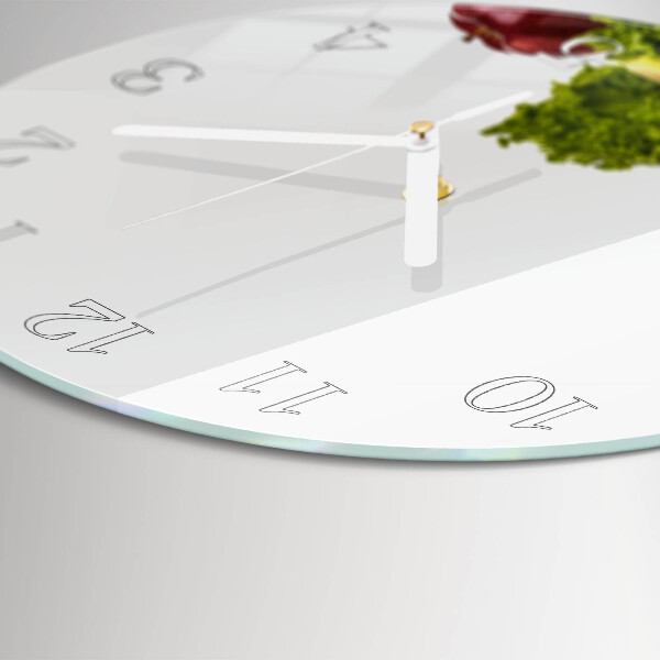 Horloge ronde Légumes