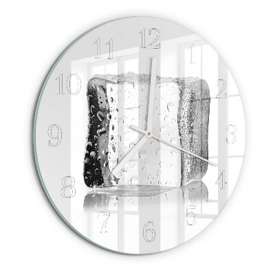Horloge ronde Glace