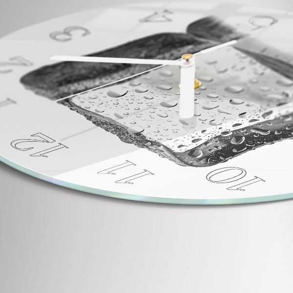 Horloge ronde Glace