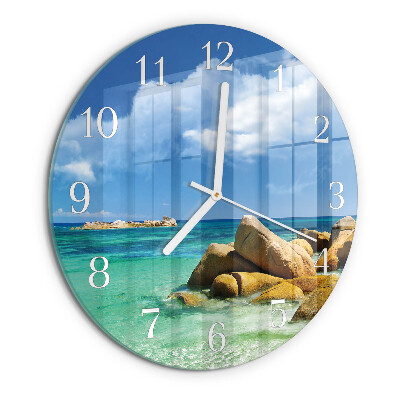 Horloge ronde Mer