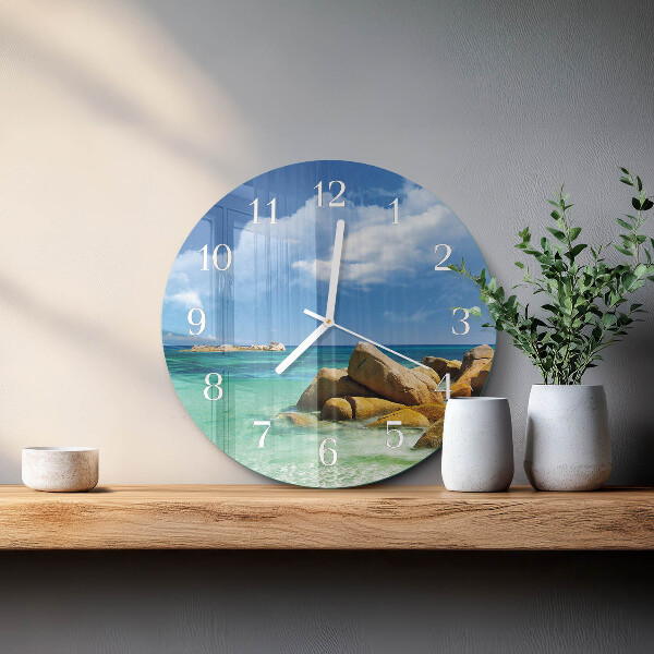 Horloge ronde Mer