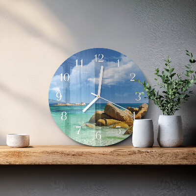 Horloge ronde Mer